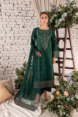 Orion 3Pc - Embroidered Lawn Dress