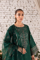 Orion 3Pc - Embroidered Lawn Dress