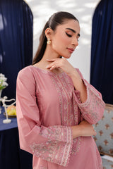 Pink Lily 2Pc - Embroidered Lawn Dress