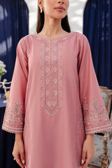 Pink Lily 2Pc - Embroidered Lawn Dress