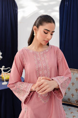 Pink Lily 2Pc - Embroidered Lawn Dress