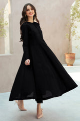 BLACK ROSE LAWN DRESS