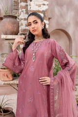 Perry 3Pc - Embroidered Lawn Dress