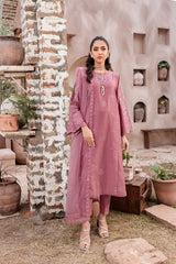 Perry 3Pc - Embroidered Lawn Dress