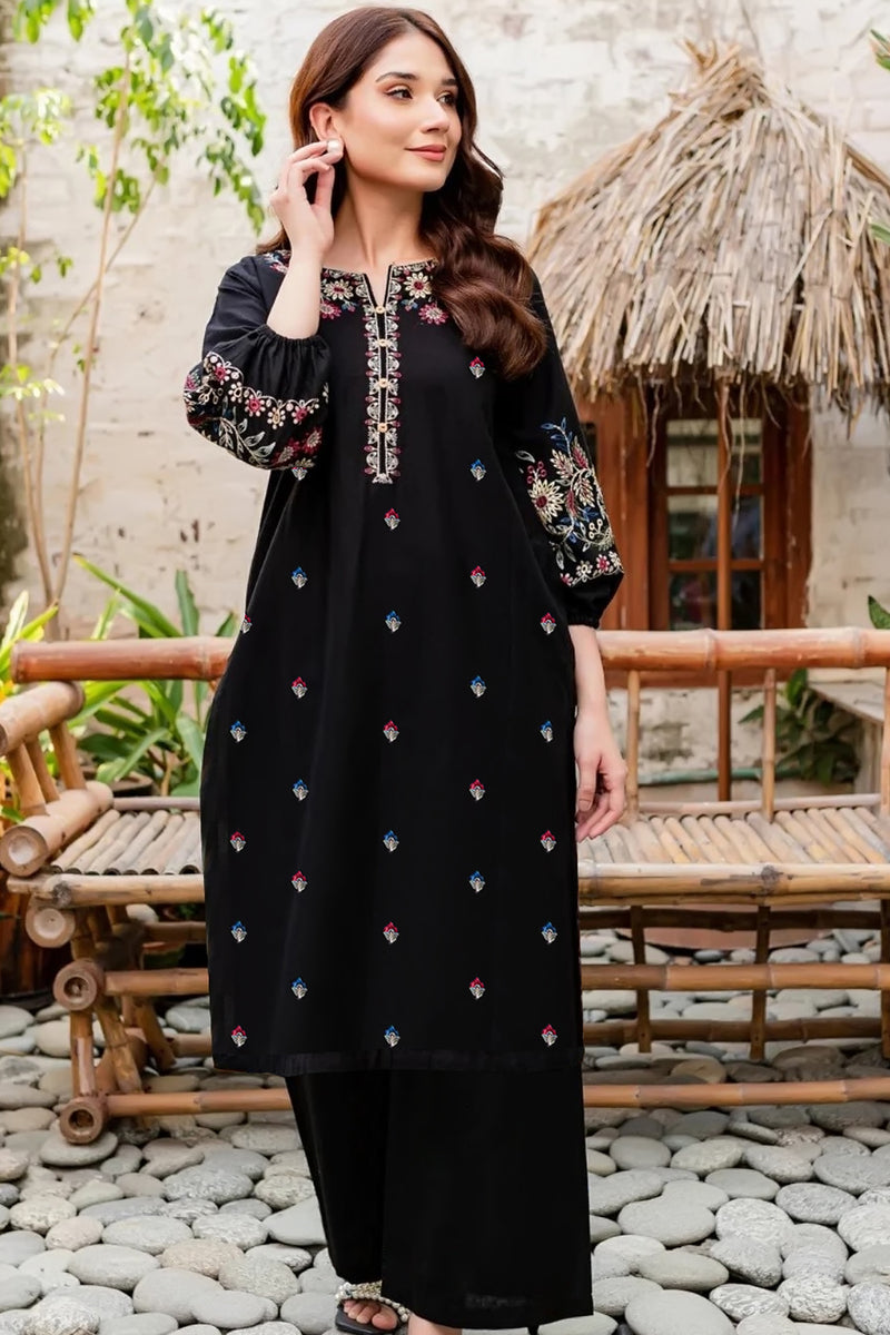 Sena 2Pc - Embroidered Lawn Dress