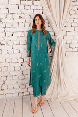 Eyana 2Pc - Embroidered Lawn Dress