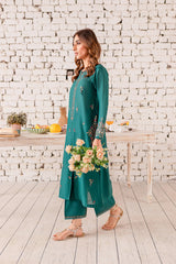 Eyana 2Pc - Embroidered Lawn Dress