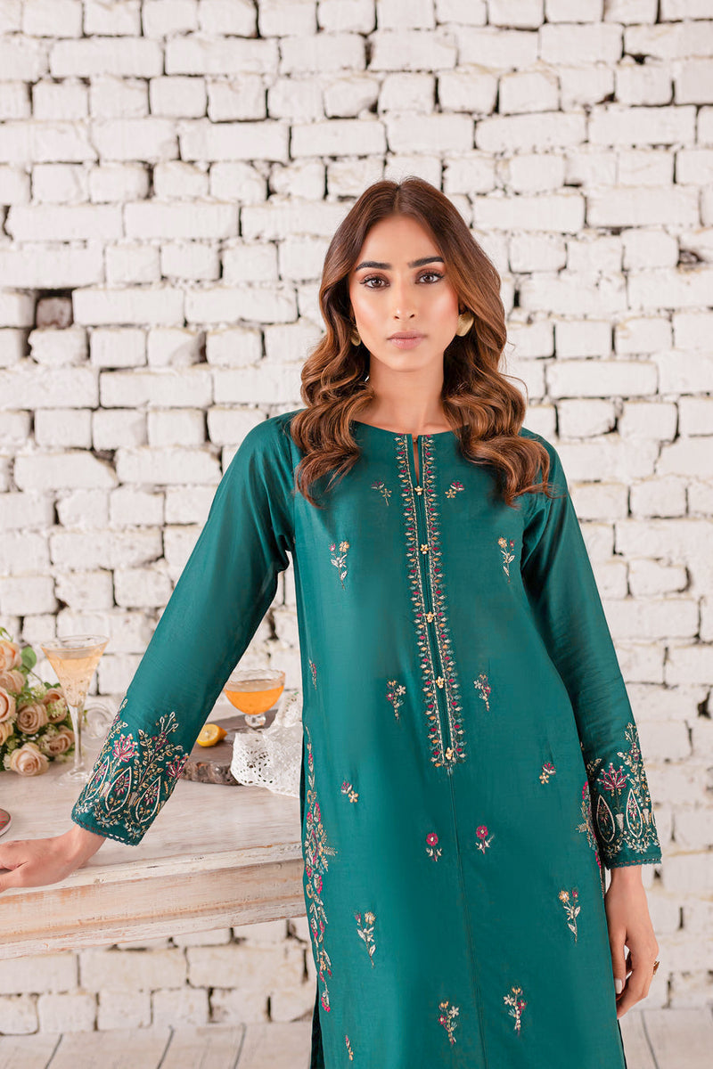 Eyana 2Pc - Embroidered Lawn Dress