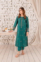 Eyana 2Pc - Embroidered Lawn Dress