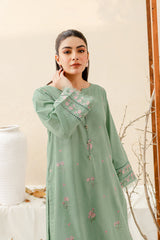 Safina 2Pc - Embroidered Pima Lawn Dress