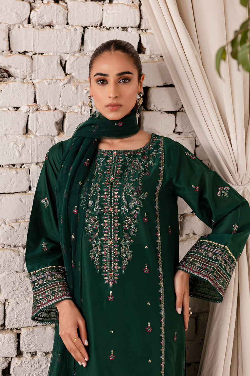 Orion 3Pc - Embroidered Lawn Dress