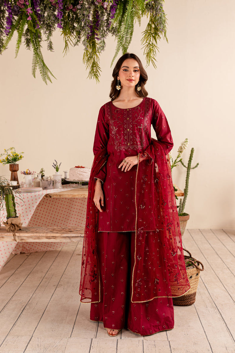 ANCHAL 3PC - EMBROIDERED LAWN DRESS