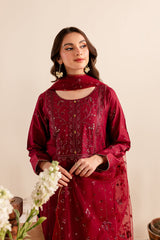 ANCHAL 3PC - EMBROIDERED LAWN DRESS